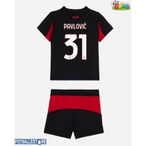 AC Milan Strahinja Pavlovic #31 Hjemmedraktsett Barn 2025-26 Kortermet (+ Korte bukser)